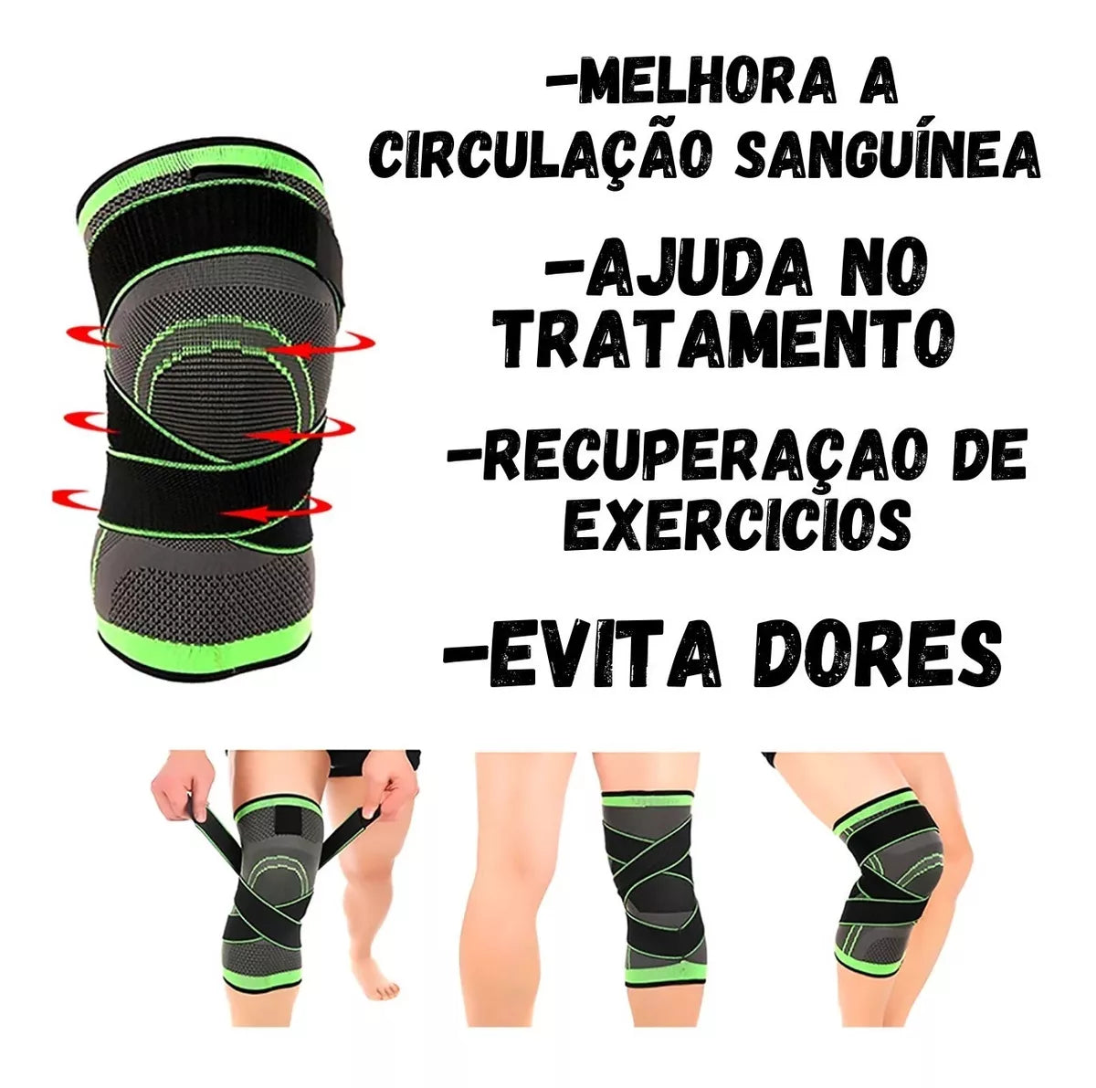 🏋️‍♀️DUO RODILLERAS ELASTICAS DE COMPRESION🏋️‍♀️