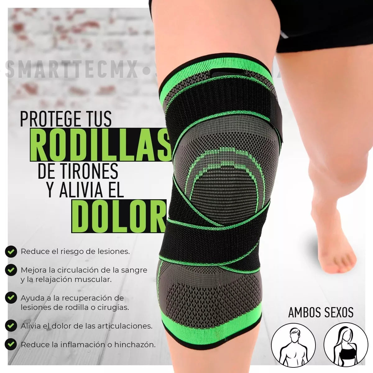 🏋️‍♀️DUO RODILLERAS ELASTICAS DE COMPRESION🏋️‍♀️