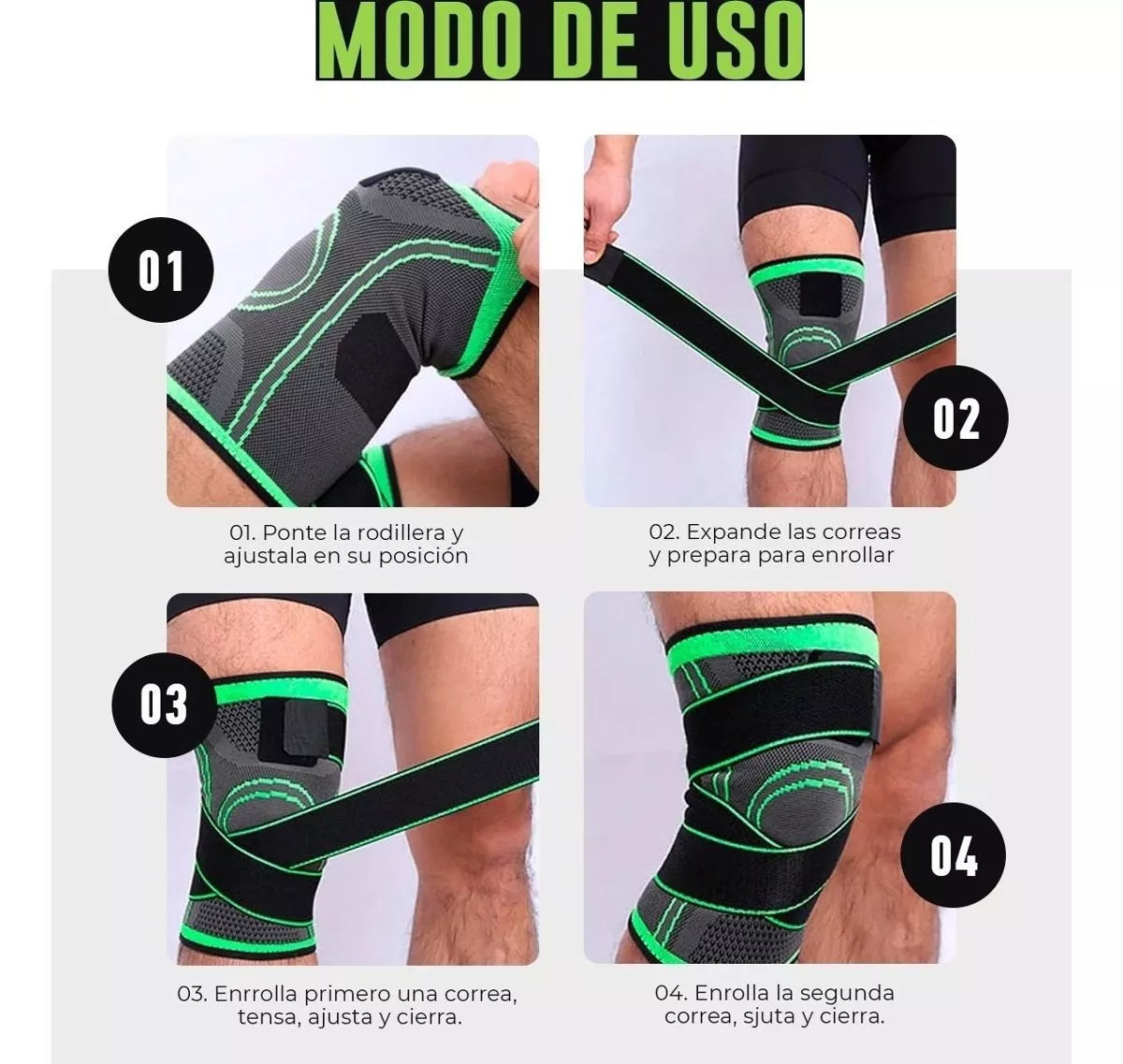 🏋️‍♀️DUO RODILLERAS ELASTICAS DE COMPRESION🏋️‍♀️