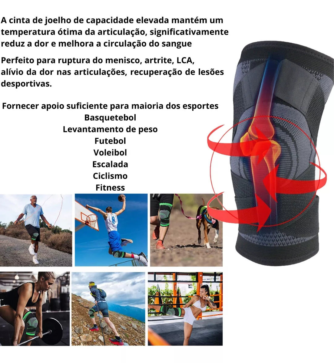 🏋️‍♀️DUO RODILLERAS ELASTICAS DE COMPRESION🏋️‍♀️